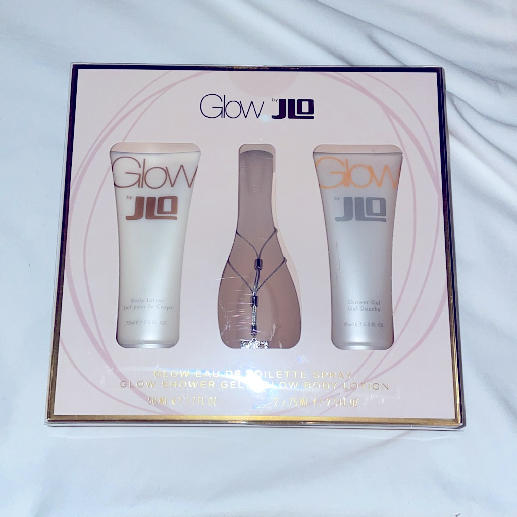 Jennifer Lopez Glow Gift Set  Glow Eau De Toilette Shower Gel Body Lotion